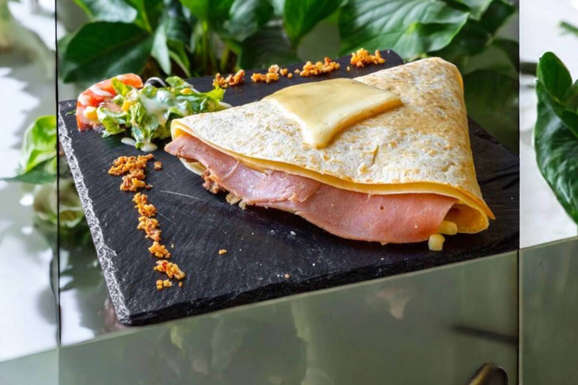 Crêpe fromage jambon 🧀
