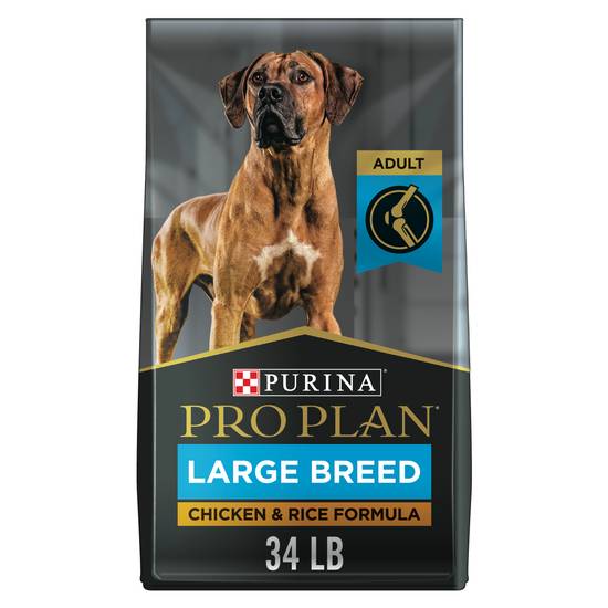 Purina Pro Plan Adult Dry Dog Food For Large Breed ( chicken & rice)