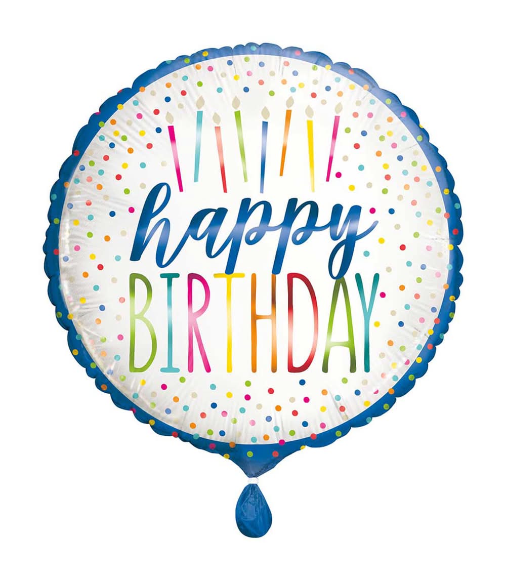 321 Party! 17" Silver Style Birthday Balloon