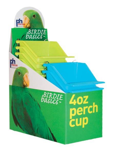 Prevue Pet Products Birdie Basic Perch Cup, 4 Ounces