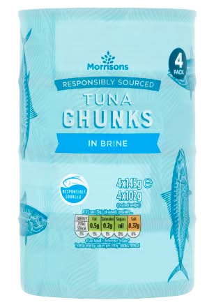 Morrisons Tuna Chunks in Brine (145g)