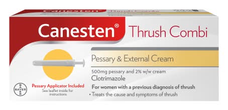 Canesten Thrush Combi Vaginal Pessary & External Cream (2 pack)