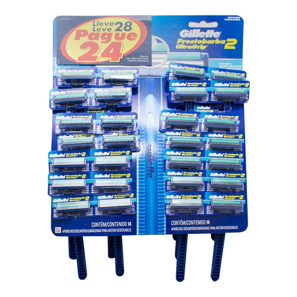 Gillette · Rastrillo prestobarba 2 ultragrip (24 un) (24 un)