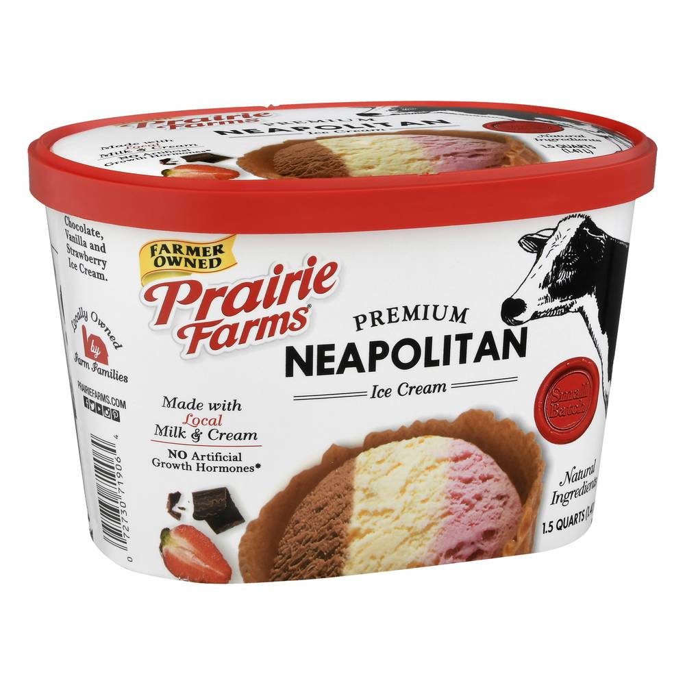 Prairie Farms Premium Neapolitan Ice Cream (1.5 qt)