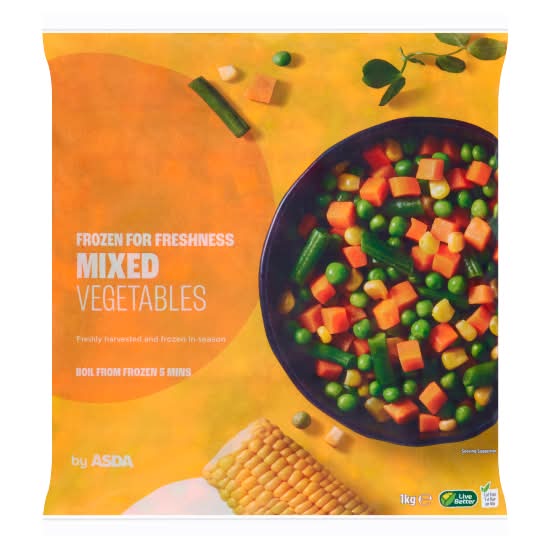 ASDA Mixed Vegetables (1kg)