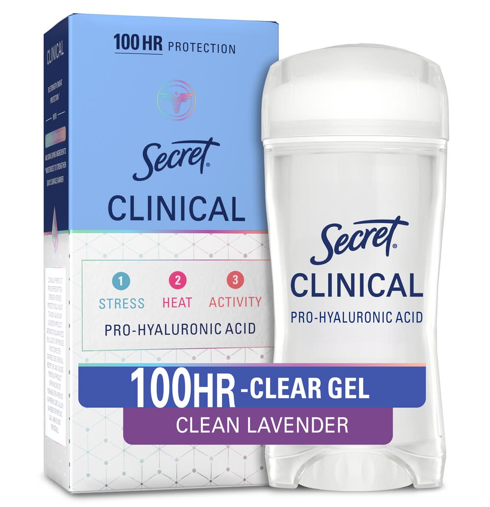 Secret Clear Gel Antiperspirant and Deodorant For Women (2.6 oz)