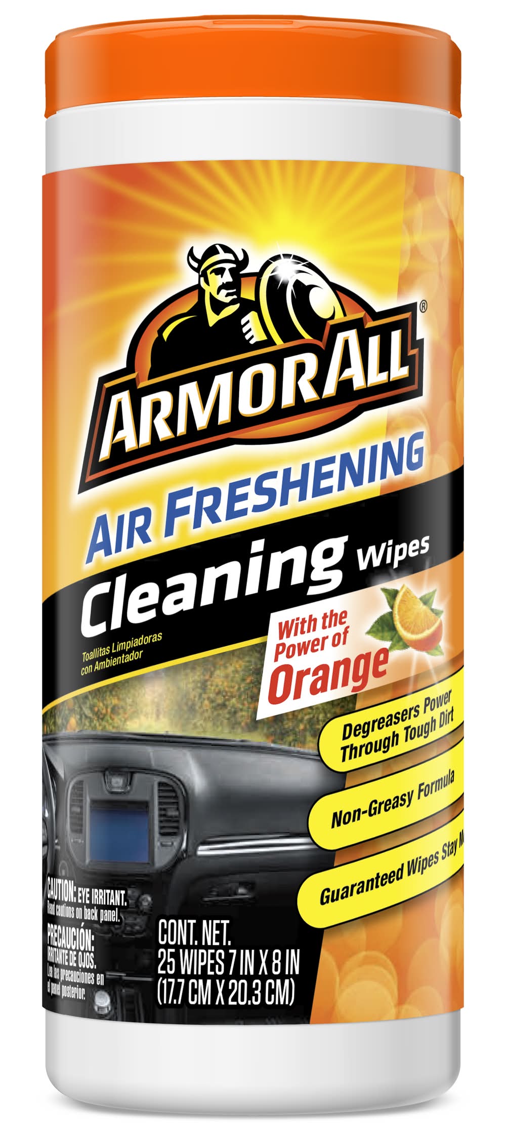Armor All Orange Degreaser Cleaning Wipes (12.4 oz)