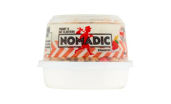 Nomadic Oat Clusters & Yogurt Strawberry 169g (377011)