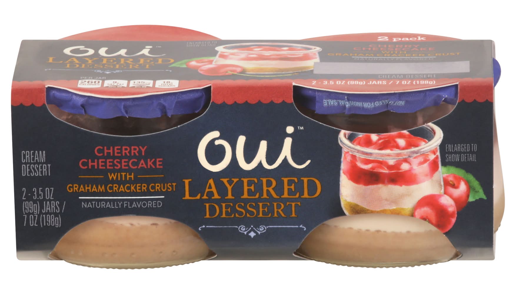 Oui Cherry Cheesecake Layered Dessert (7 oz)