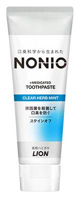 ライオン　ＮＯＮＩＯ　ハミガキ　クリアハーブミント　１３０ｇ