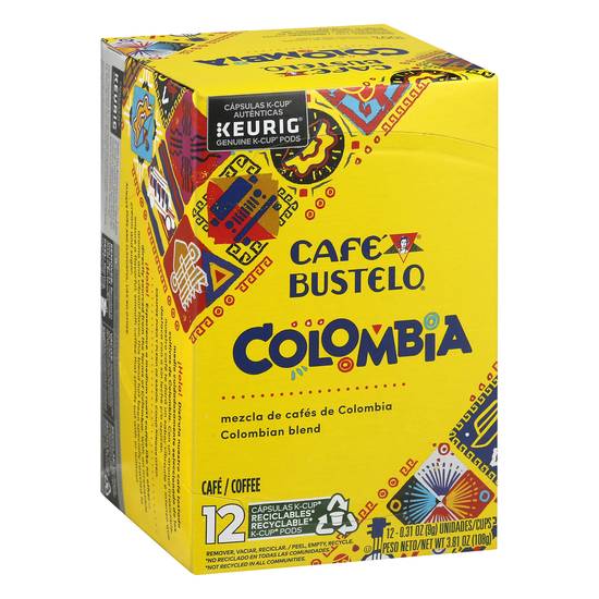Cafe Bustelo Colombian Blend Coffee Pods (12 ct)