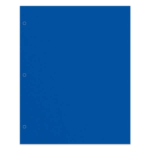 Office Depot 2-pocket School-Grade Paper Folder Letter Size Blue