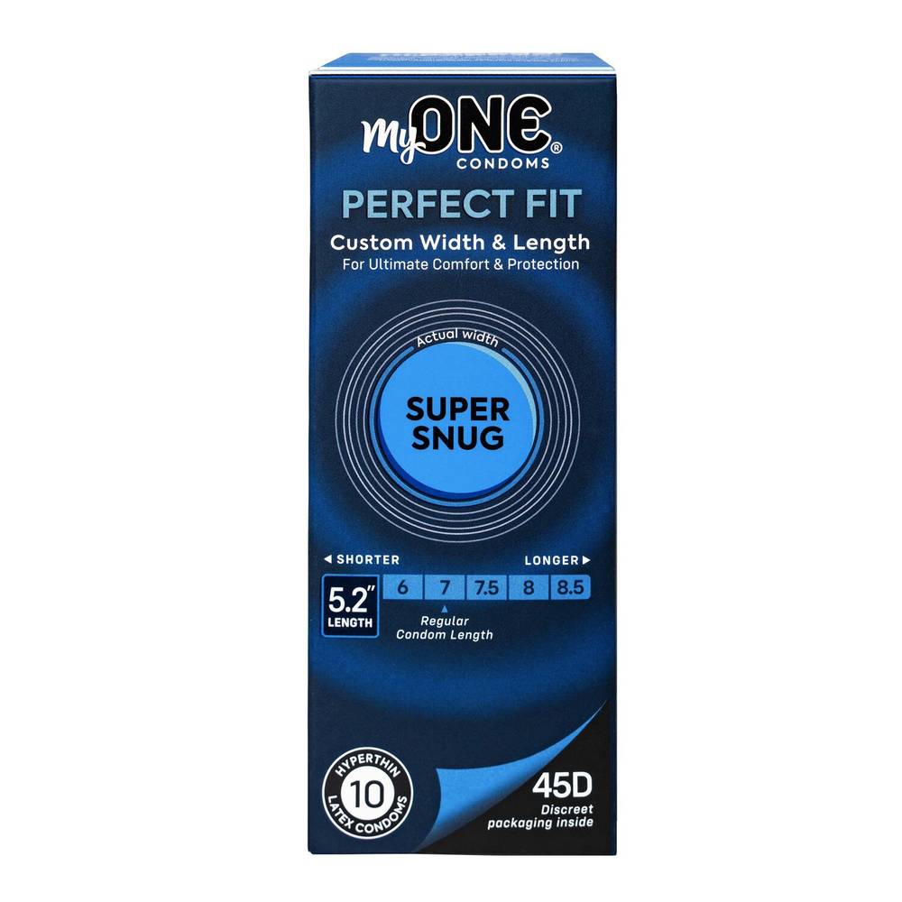 MyONE Custom Fit Condoms Snug, 5.2" (10 ct)