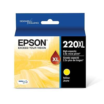 Epson 220xl Durabrite T220xl420-S High-Yield Yellow Ink Cartridge