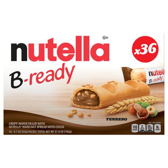 Nutella B-Ready Crispy Wafers (36 ct)