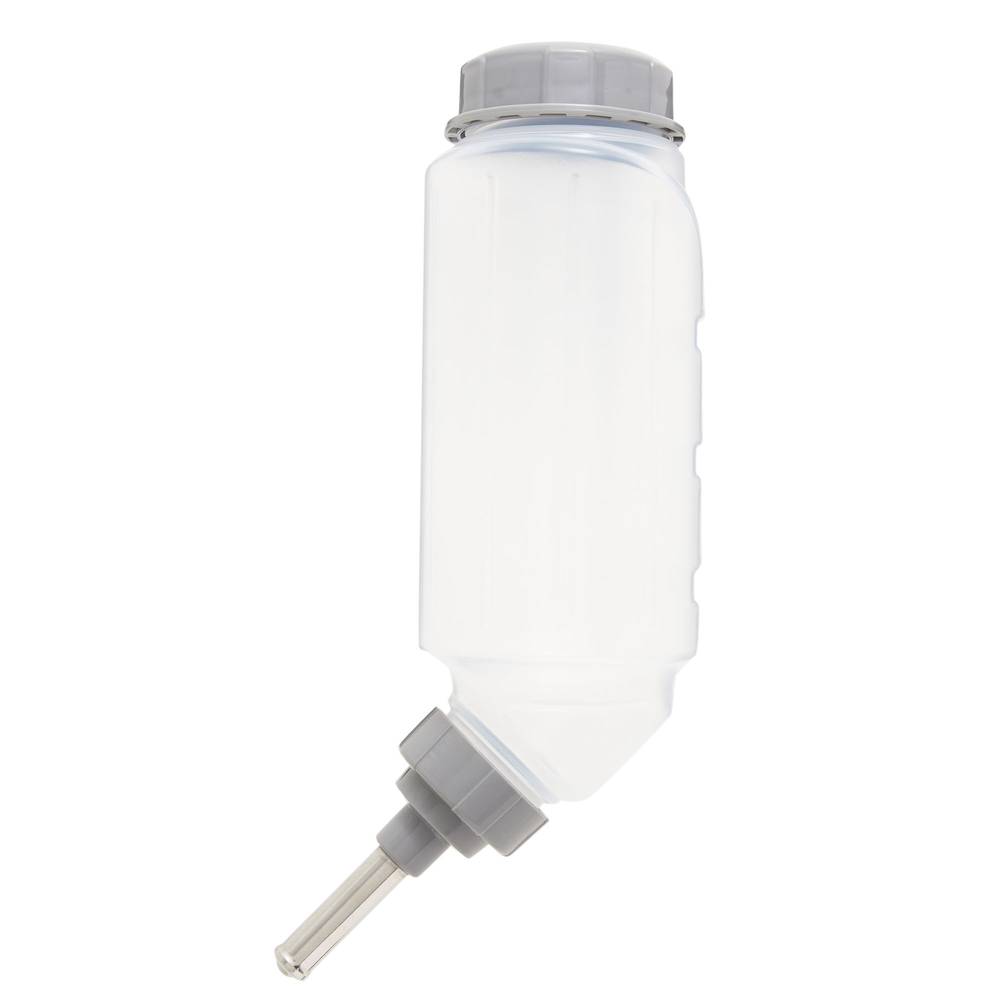 Top Paw No-Drip Water Bottle (32fl oz/grey-clear)