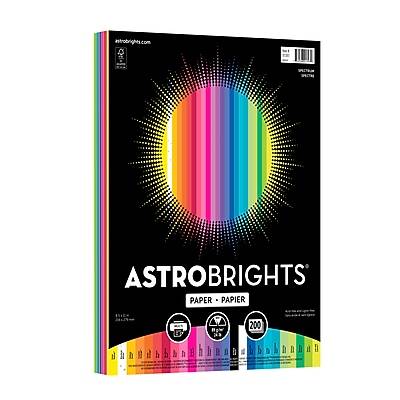 Astrobrights Colored Paper Spectrum Assortment Sheets ( 8.5 x 11 inch, 24 lbs.)