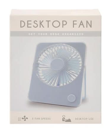 Desktop Fan Blue