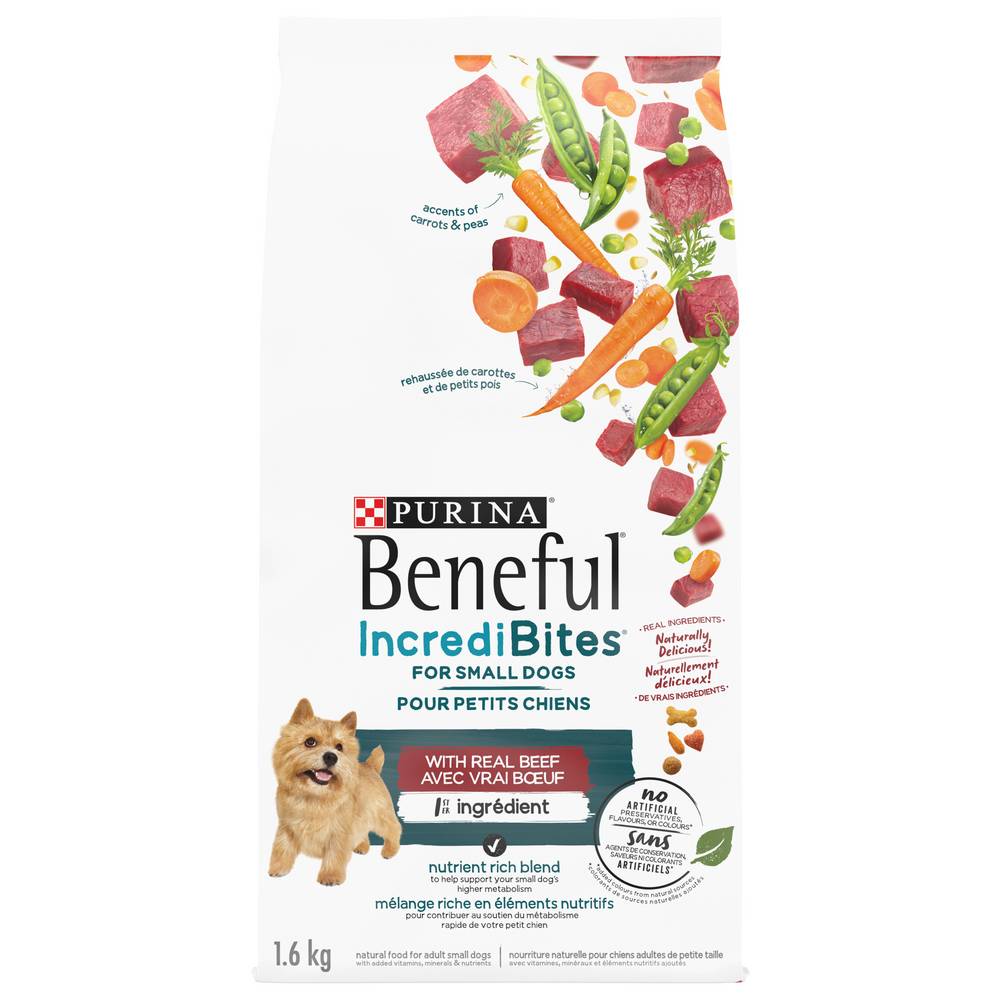 Beneful Steak Flavour Dog Food For Small Dogs (1.60 kg)