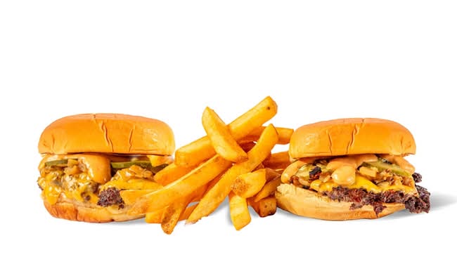 Smash Burger (2) & French Fries