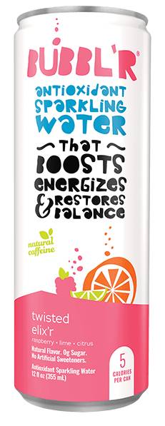 Bubbl'r Twisted Elix'r Sparkling Water 12oz
