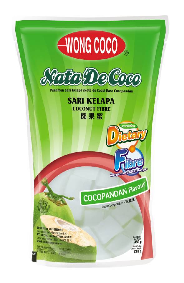 WONG COCO Nata De Coco Cubes 360gr