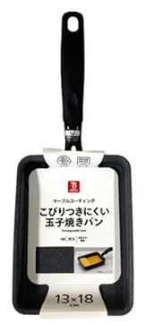 IH・ガス兼用 たまご焼きフライパン 13×18cm 1枚