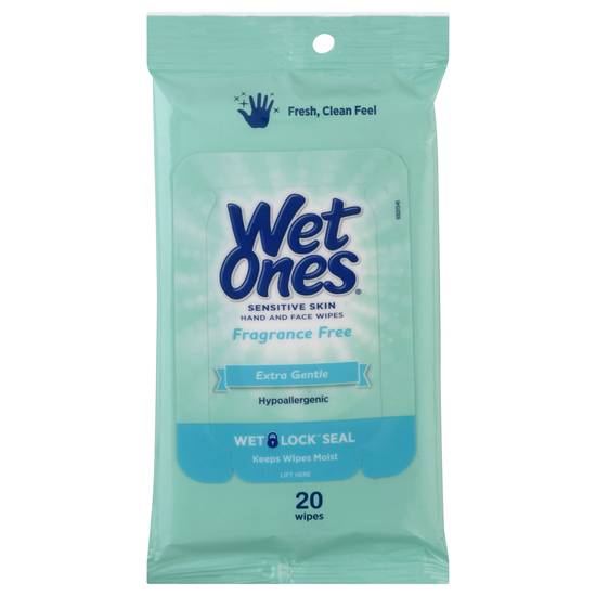 Wet Ones Sensitive Skin Hand Wipes Travel Pack - Fragrance Free - 20ct :  Target