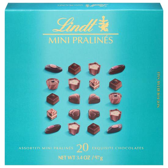 Lindt Mini Pralines Assorted Exquisite Chocolates (20 ct)