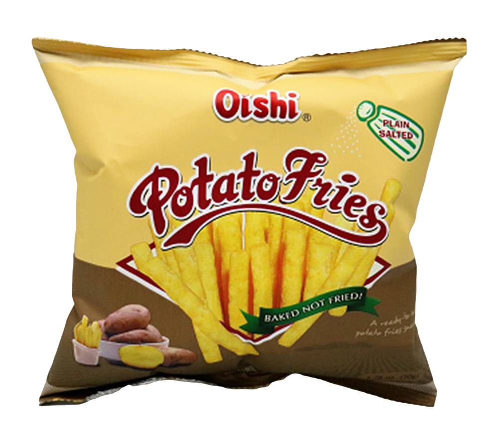 Oishi Potato Fries Plain Salted (50g)