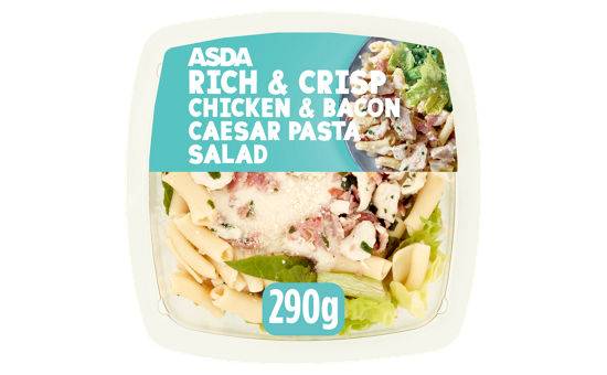 ASDA Rich & Crisp Chicken & Bacon Caesar Pasta Salad 290G