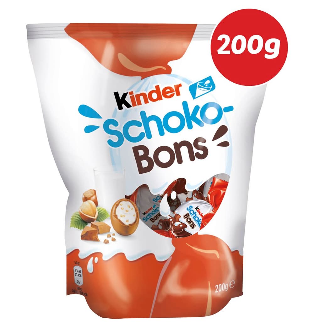 Kinder Schoko-Bons 200 g Bonbons de chocolat /200 g Sachet