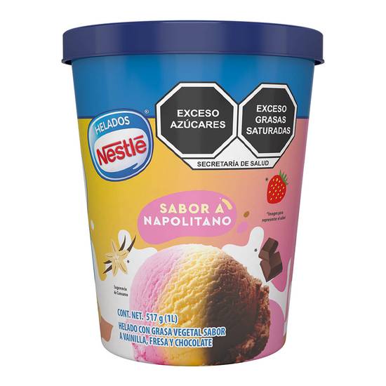 Nestlé helado napolitano (bote 517 g)