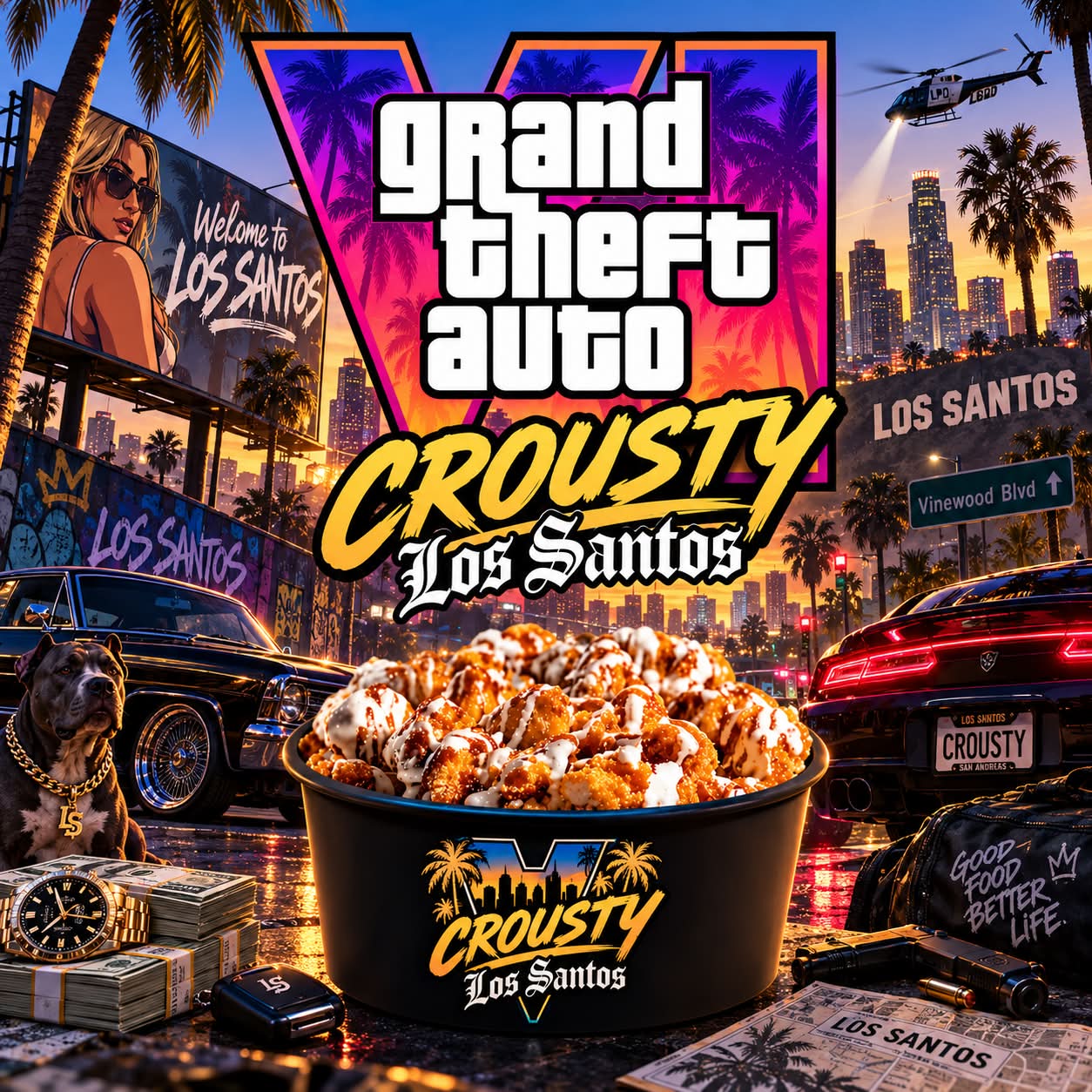 CROUSTY LOS SANTOS EDITION LIMITÉ ⚠️