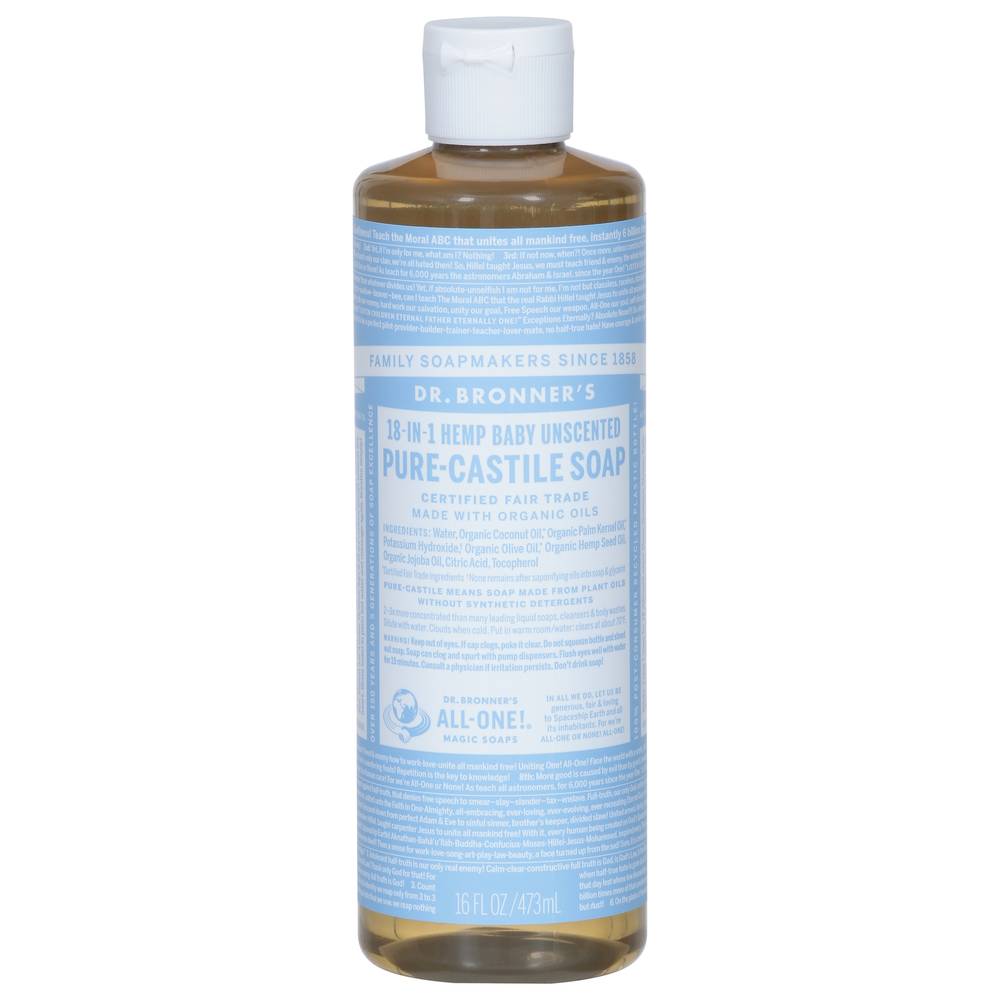 Dr Bronner's 18 in 1 Hemp Baby Pure Castile Soap