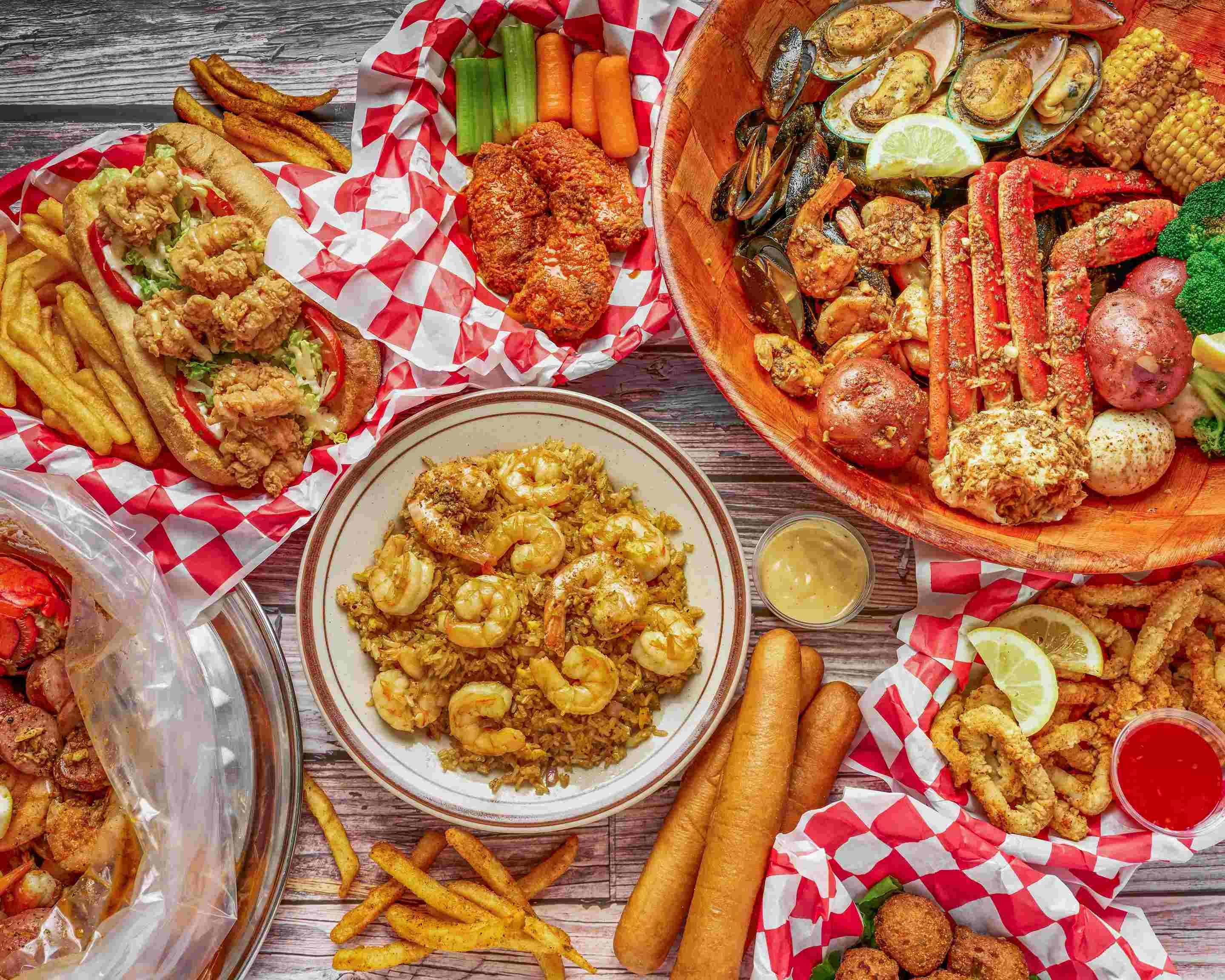 Order Snow Crab Juicy Seafood Menu Delivery【Menu & Prices