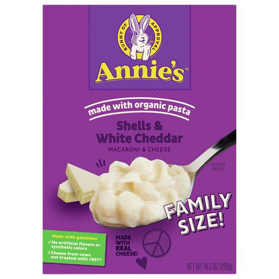 Annie's Family Size Shells & White Cheddar Macaroni & Cheese
