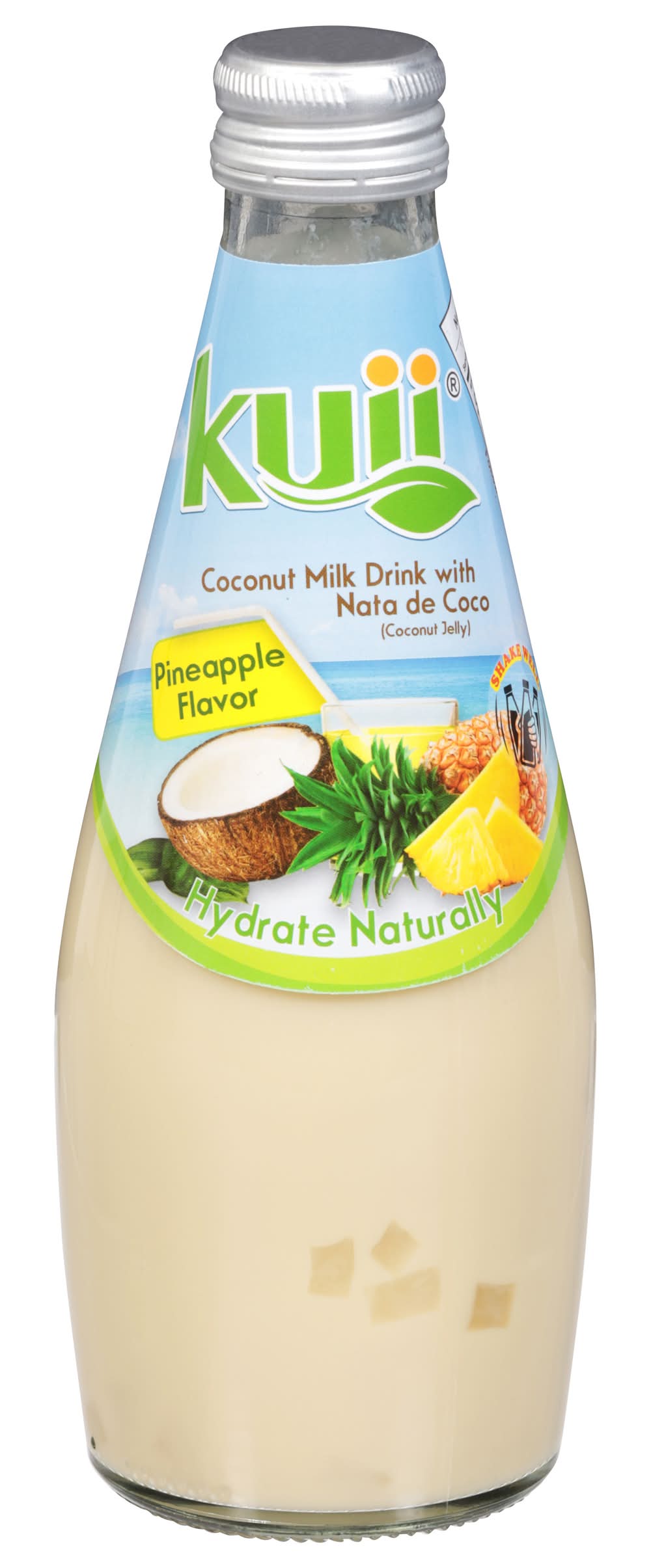 Kuii Coconut Milk Drink With Nata De Coco, Pineapple (10.2 oz)