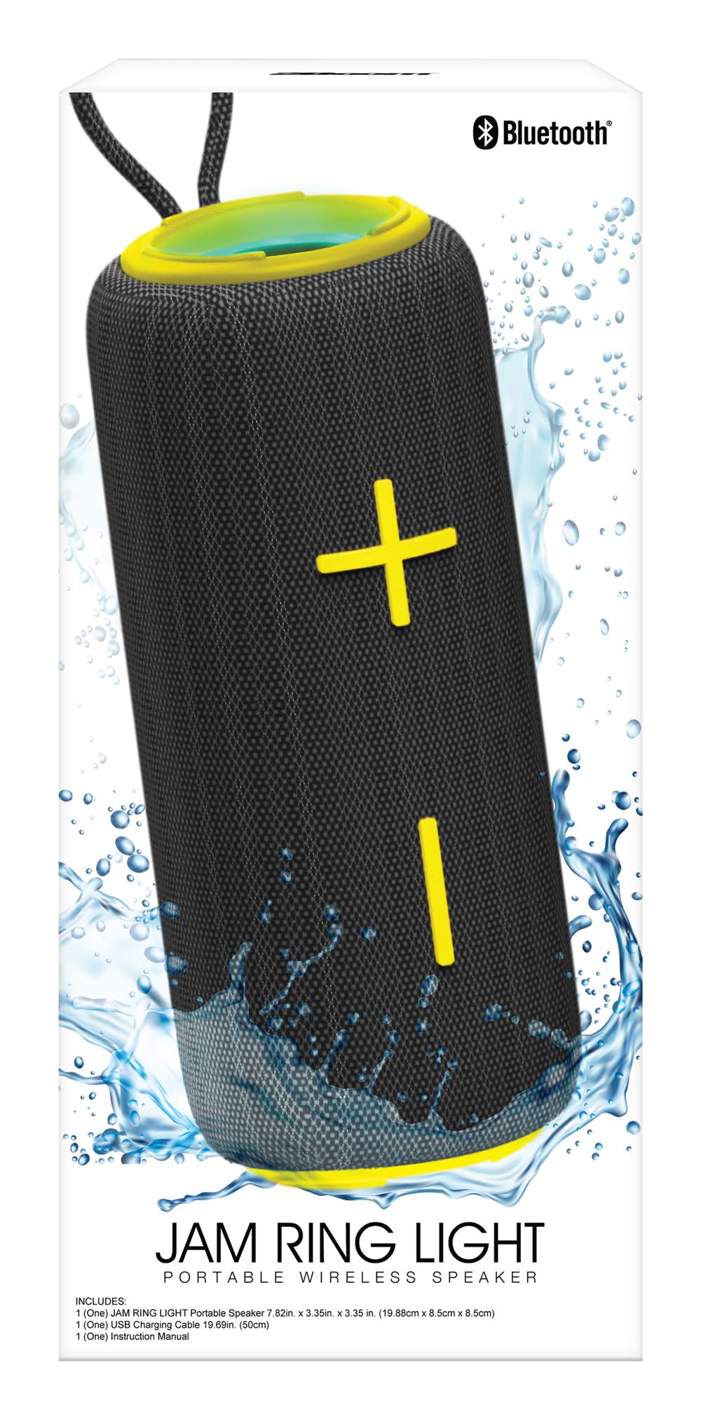 Jam Ring Light Portable Wireless Speaker Black