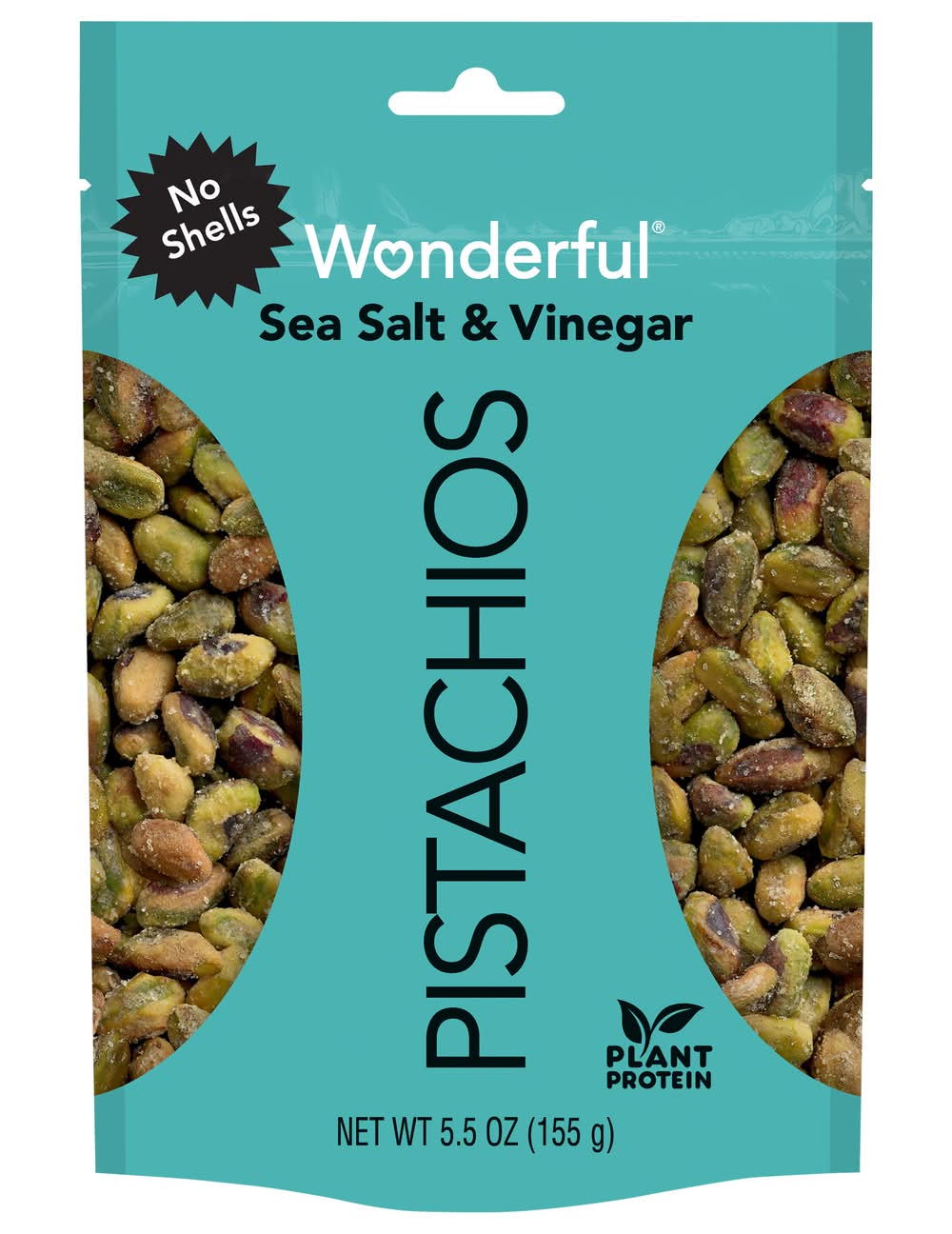 Wonderful No Shells Pistachios, Sea Salt & Vinegar (5.5 oz)