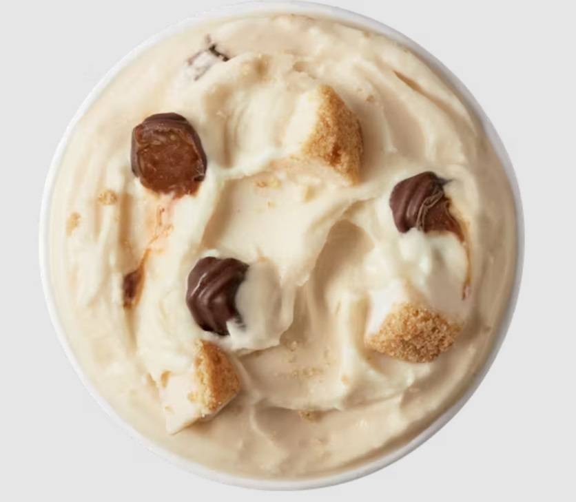 Caramel Fudge Cheesecake Blizzard® Treat