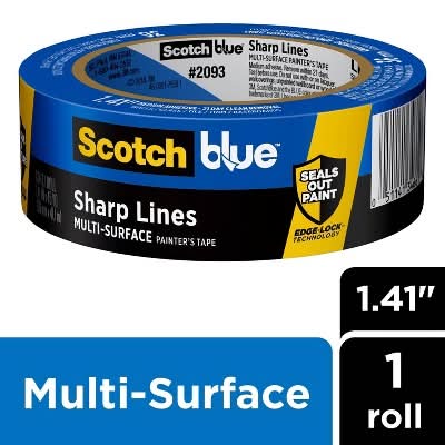 ScotchBlue Multi Surface Sharp Lines Painters Tape, 1.41 in