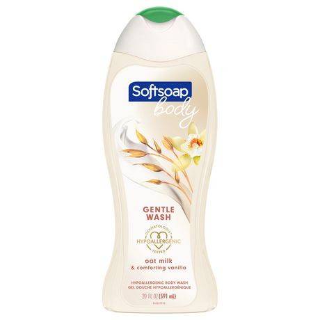 Softsoap Oat Milk & Vanilla Hypoallergenic Body Wash For Sensitive Skin (591 ml)
