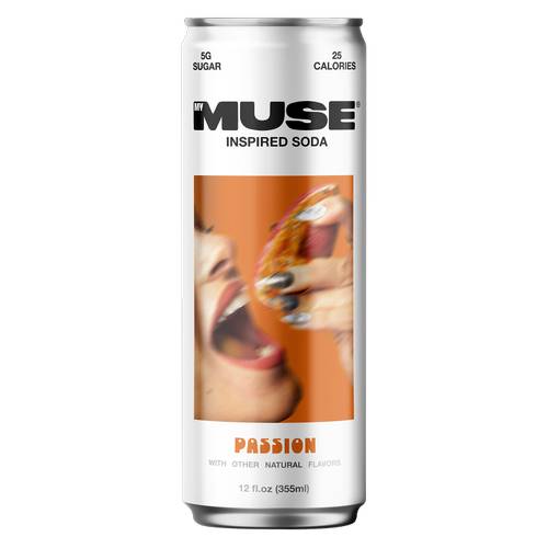 MYMUSE Inspired Soda Passion 12oz Can
