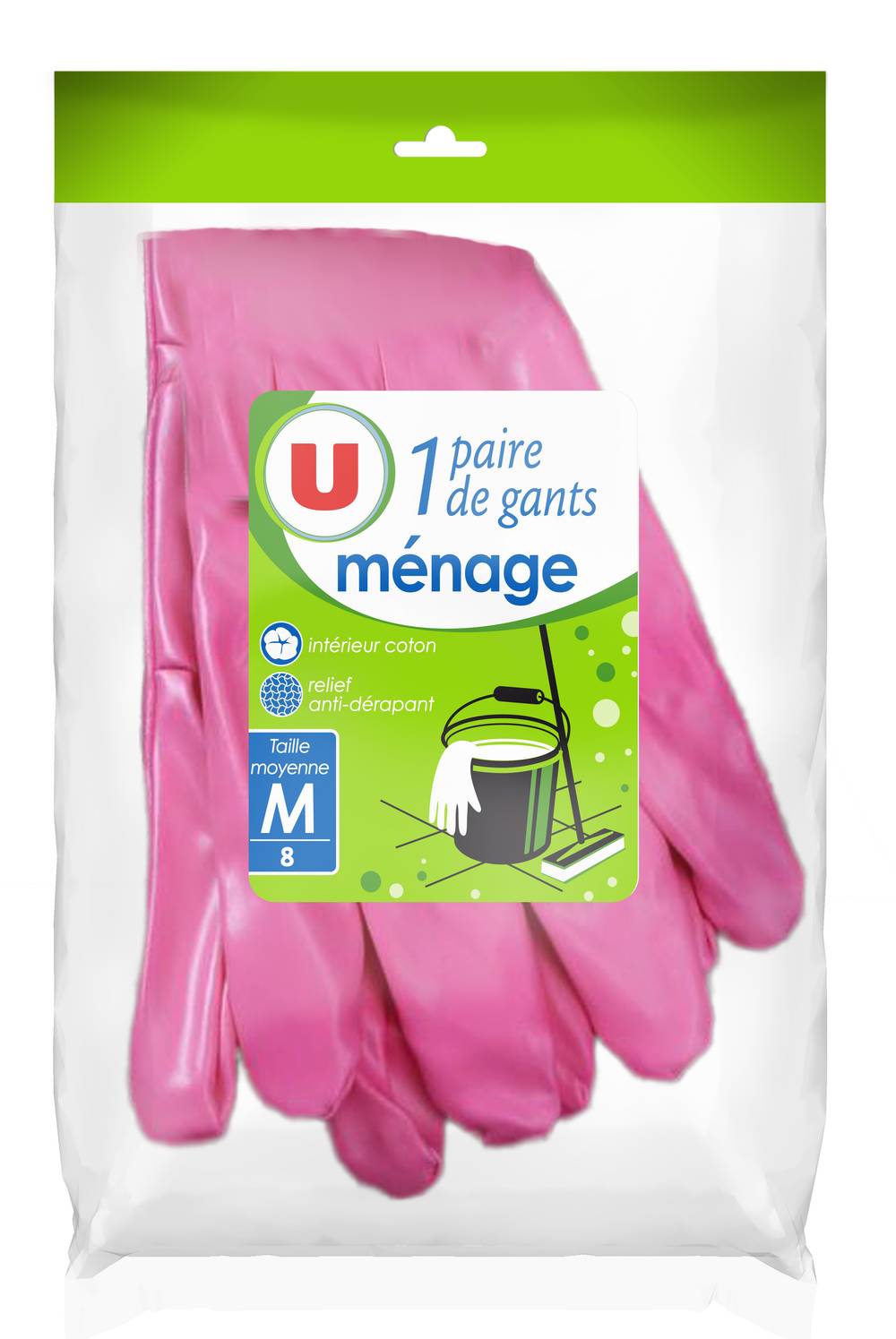 Les Produits U - Gants de ménage taille