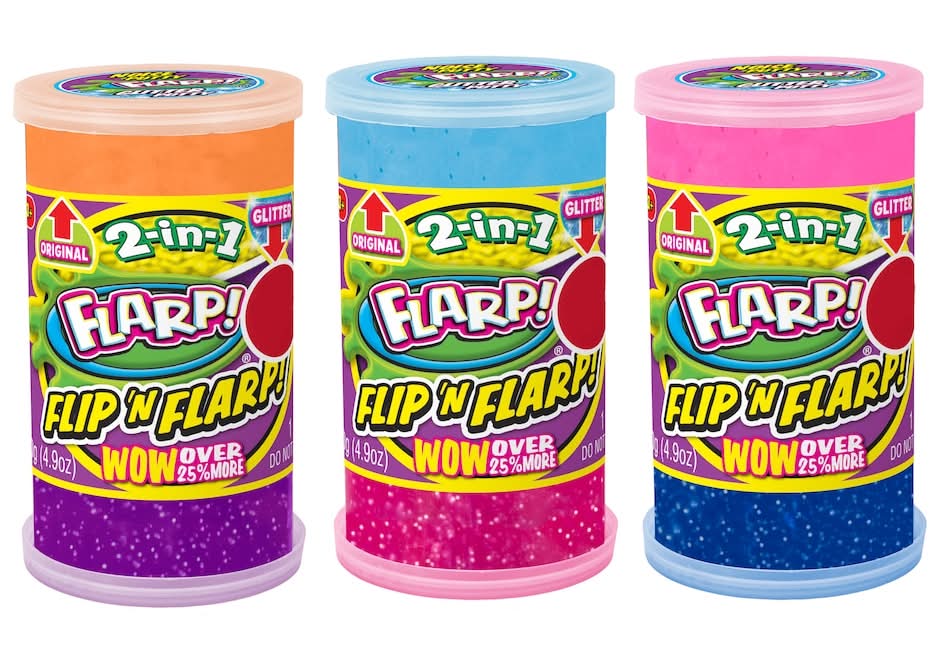 Flarp 2-in-1 Original Noise and Glitter Putty, Assorted Colors, 1-ct.