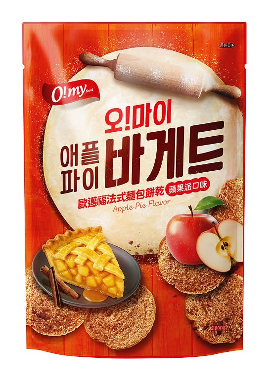 歐邁福法式麵包餅乾-蘋果派口味 <80g克 x 1 x 1Bag袋>