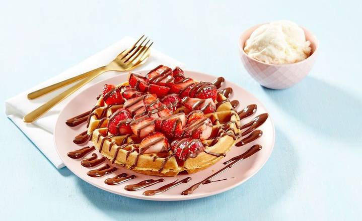 Strawberry Nutella® Waffle