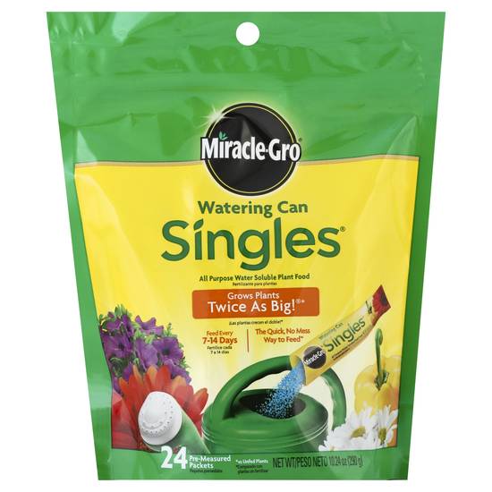 Miracle-Gro Singles Twice As Big Plant Food