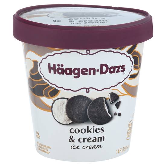 Haagen-Dazs Cookies & Cream Ice Cream